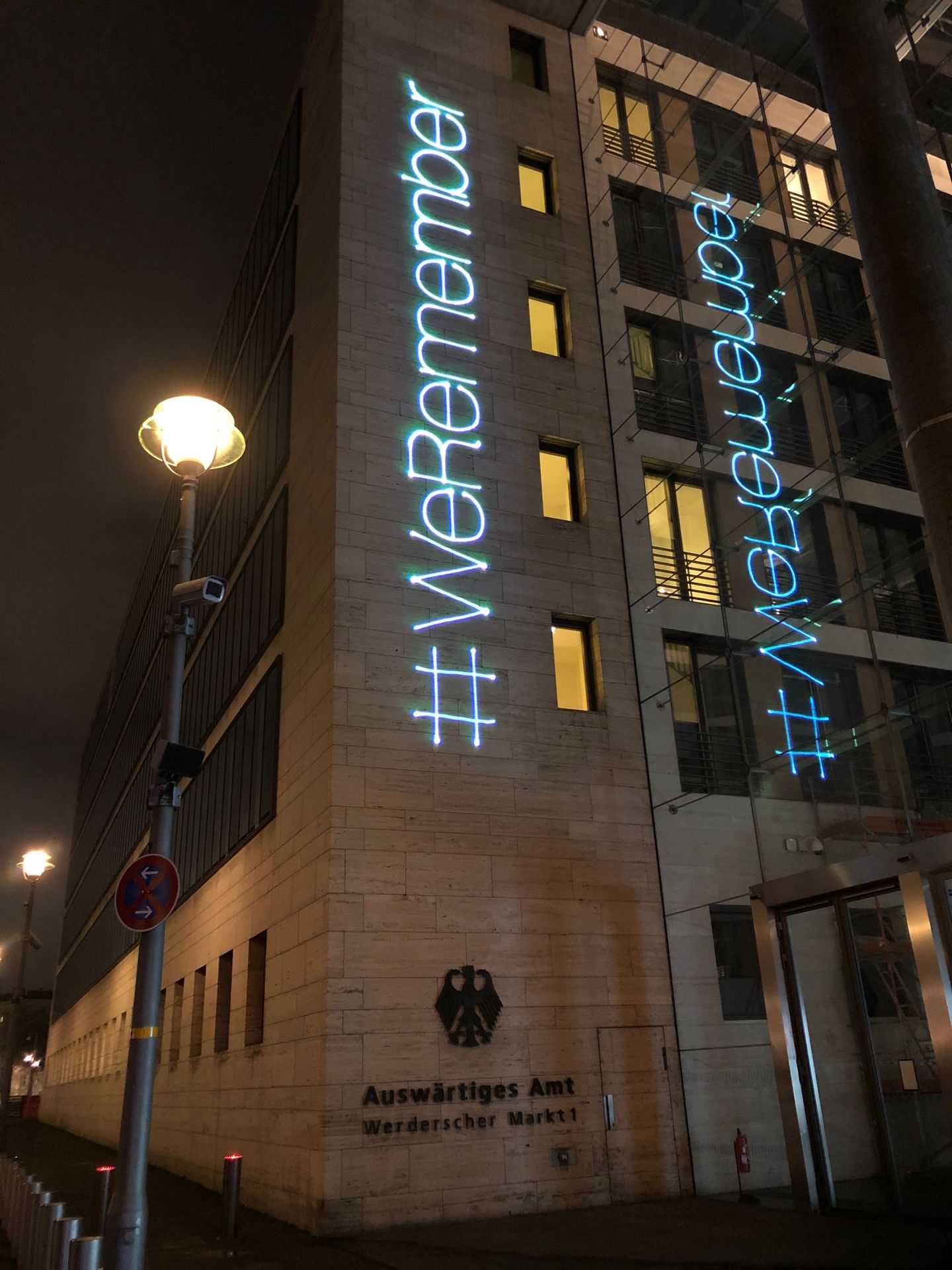 Laser Projektion Gebäude