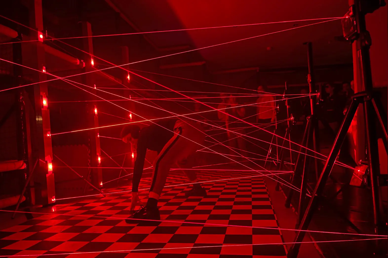 aser Labyrinth Parcours – fairer Einstieg und steigender Schwierigkeitsgrad