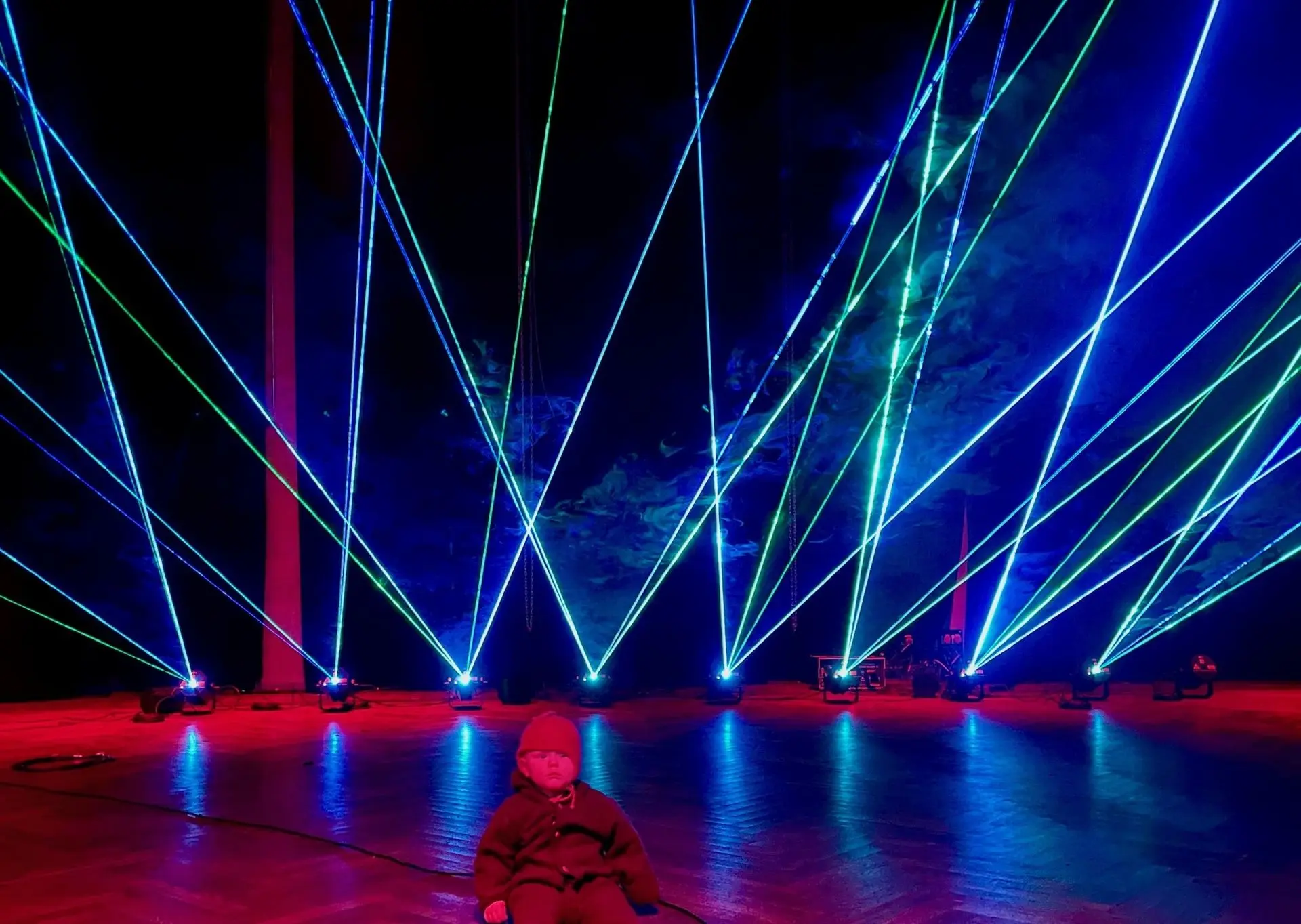 Begeistertes Publikum erlebt eine professionelle Lasershow