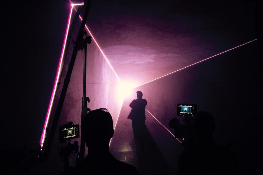 lasertunnel-fuer-musikvideo
